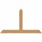 Ekena Millwork Portland Timber Gable Bracket, Western Red Cedar, 72"W x 42"H x 5 1/2"D x 5 1/2"F, 14/12 Pitch GBW072X42X0606POR00SWR - alternate 1